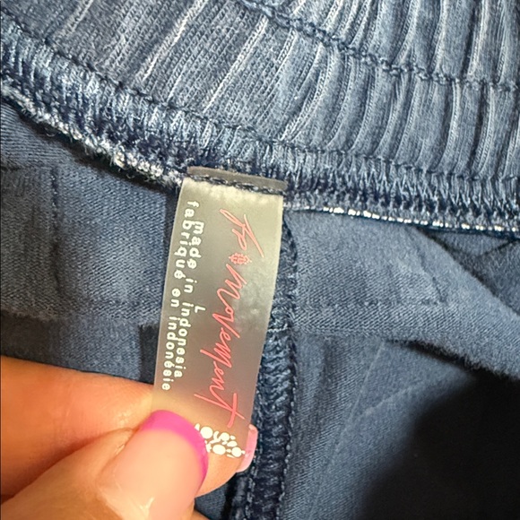 Free People Movement Hot Shot Crossover Set Midnight Navy Size Large - Picture 9 of 10